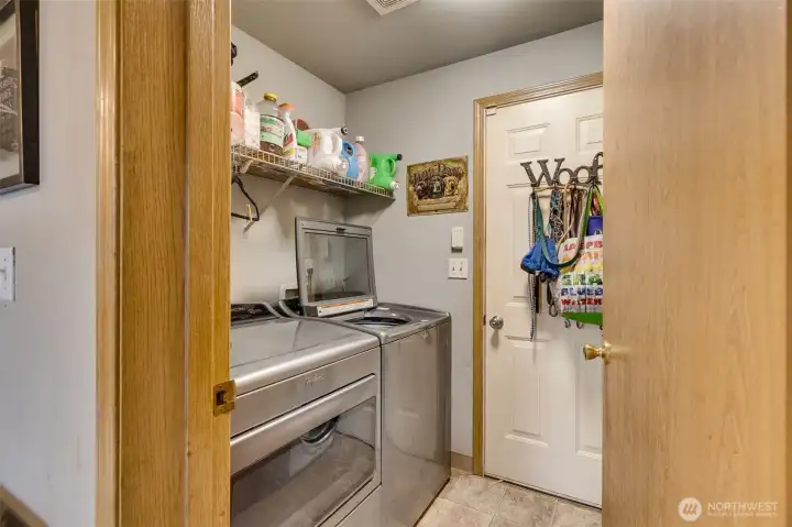 Laundry with Garage Access