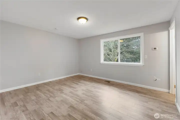 Primary Bedroom on upper level.