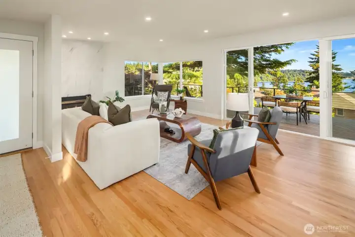 Light and Bright Living Area