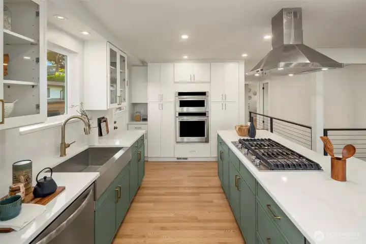 Extensive Cabinet and Counter Space