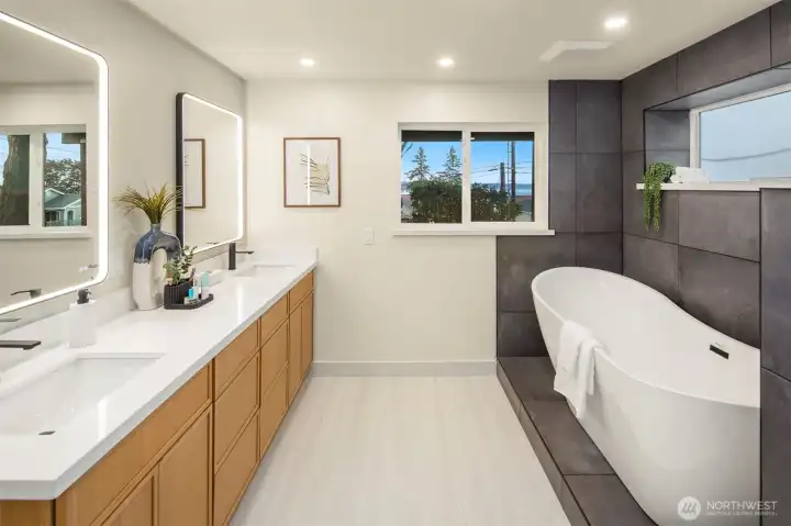 Peek-A-Boo Views from the Tub