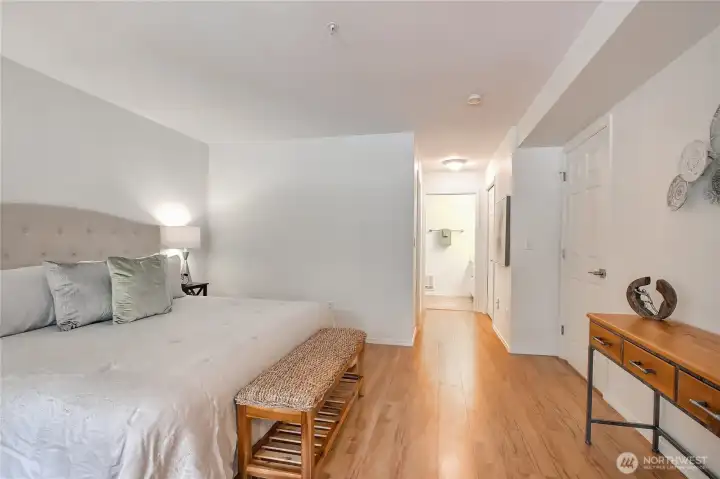 Large primary suite with ample space and comfort.