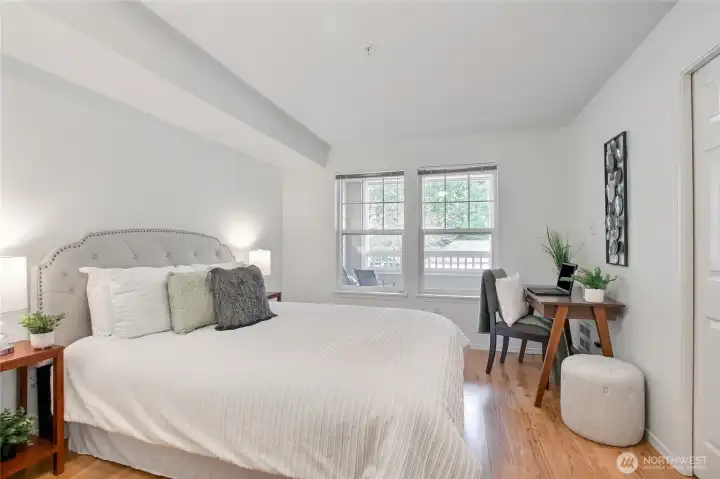 Second bedroom for guests, office, crafts, or flex space.