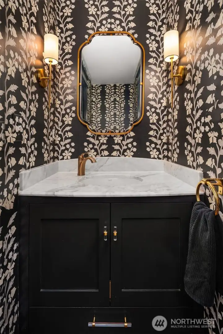 Main floor powder room