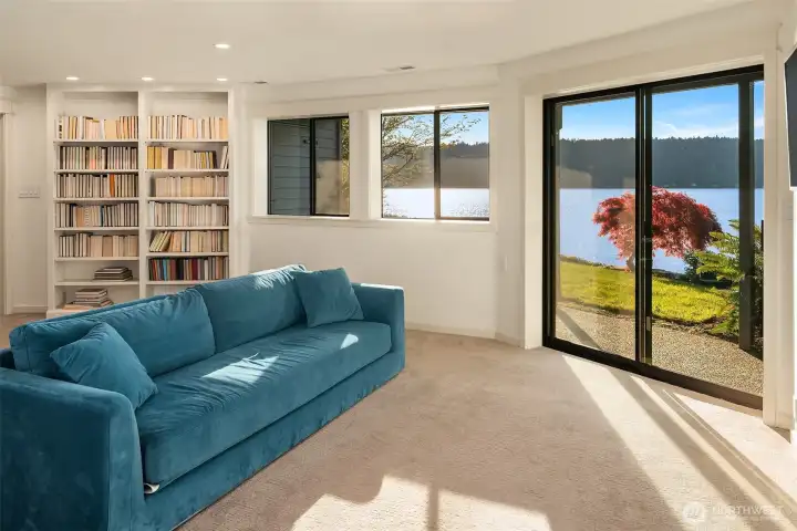 Lower level den