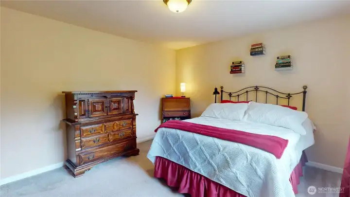 The third of three bedrooms