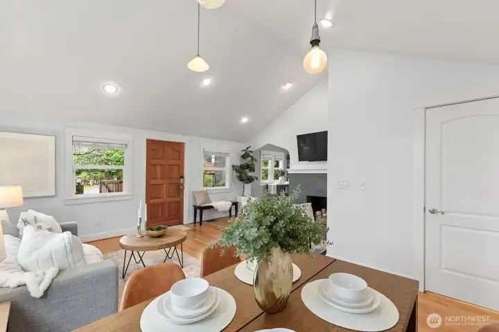 Open and flexible floor plan
