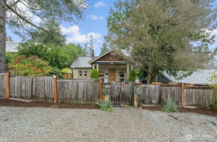 Fully fenced yard with plenty off off-street parking