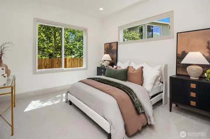 Secluded main floor en suite