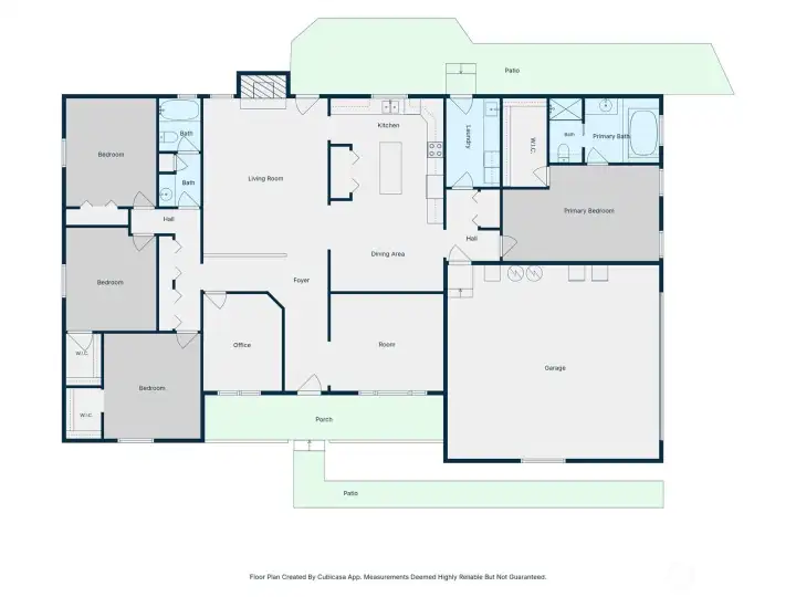 Easily explore room locations and the home's overall layout with the included floor plan.