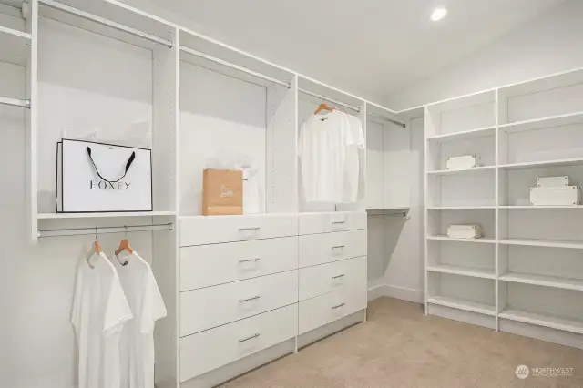 Large walk in closet