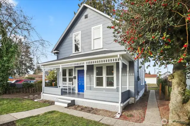 Mail is delivered to porch mailbox. Maybe it could change in near future?