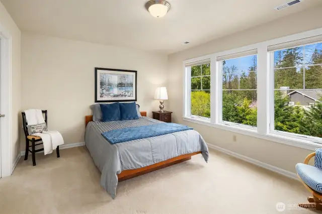 The 2nd bedroom upstair is a very private ensuite with full bathroom and walk-in closet