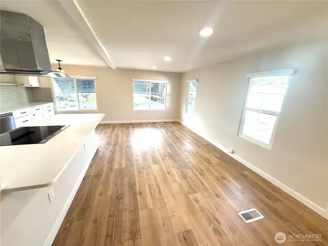 space in kitchen