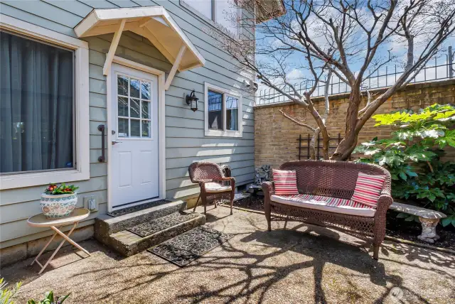 private patio