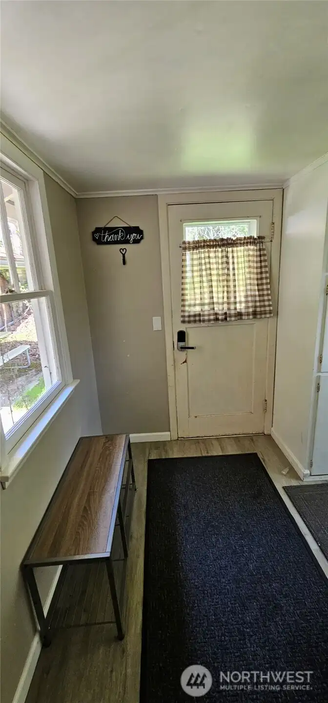 Back entrance from Kitchen