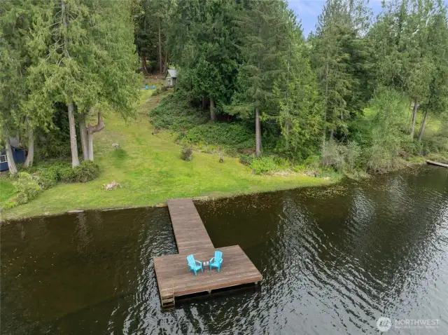 Expansive dock built in 2020.