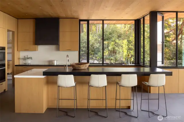 Full Chef's Kitchen made for entertaining or simply serving breakfast at the bar