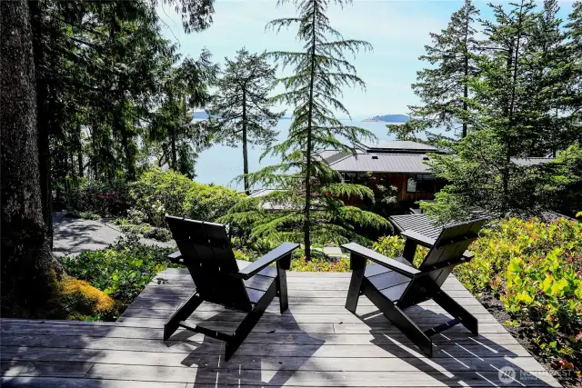 Each structure has picturesque views of the Sea.
