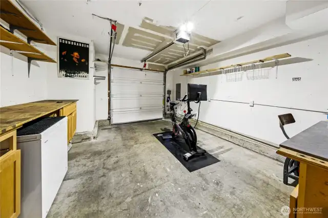 Oversized one car garage