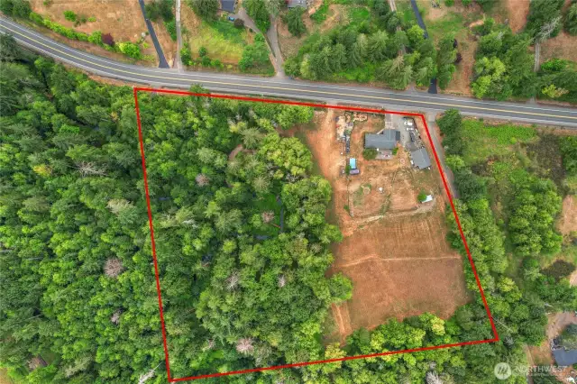 Property of drone view
