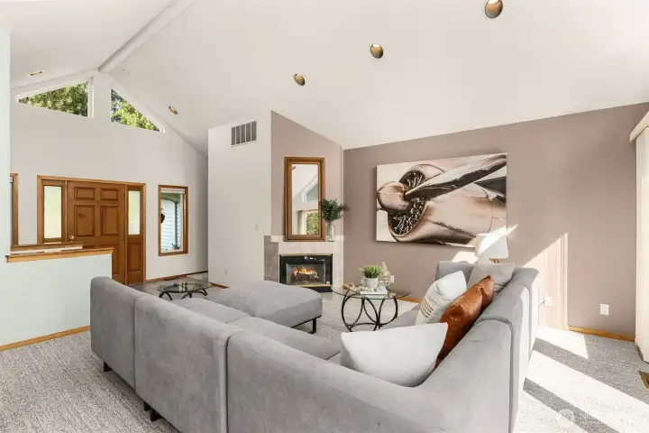 Open concept floor plan offering an abundance of natural light.
