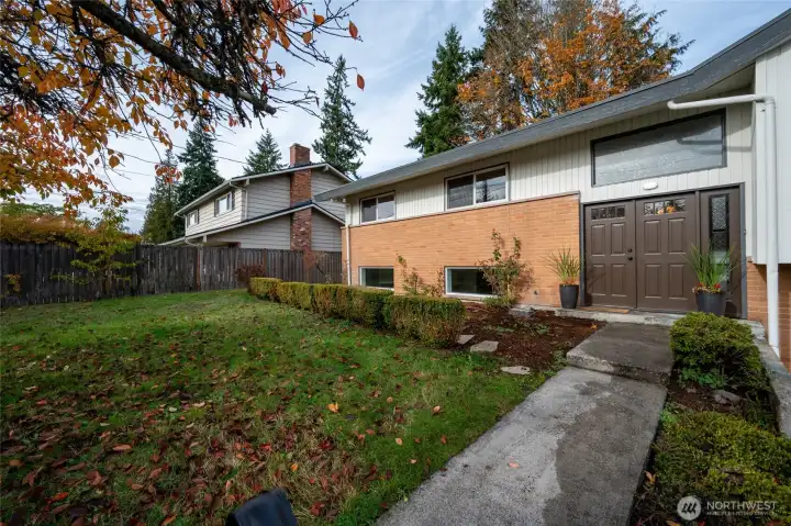 Front Exterior Faces South