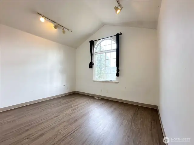 Upstairs Bedroom Two w/vaulted ceilings