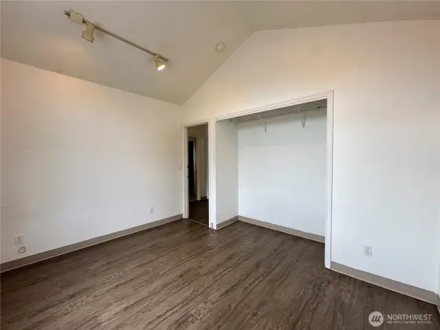 Upstairs Bedroom Two w/vaulted ceilings
