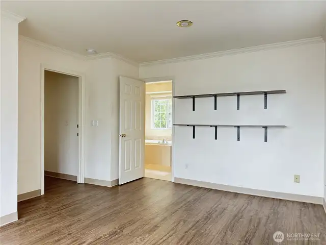 Primary Bedroom w/Primary Bath door