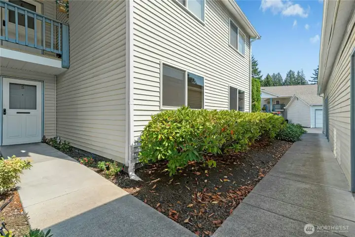 garage access across sidewalk