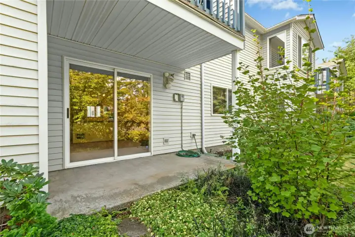 private patio