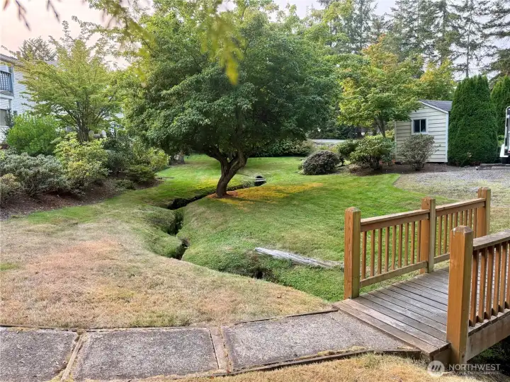 greenery seen from inside unit