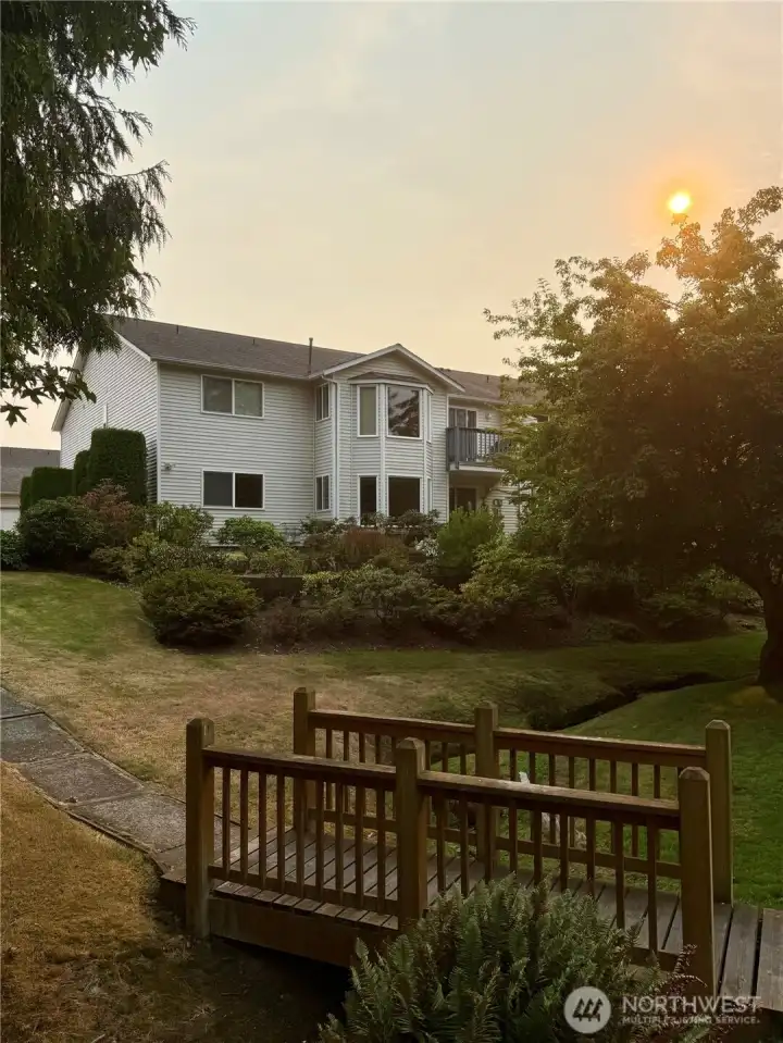 unit is on bottom left - view from the yard