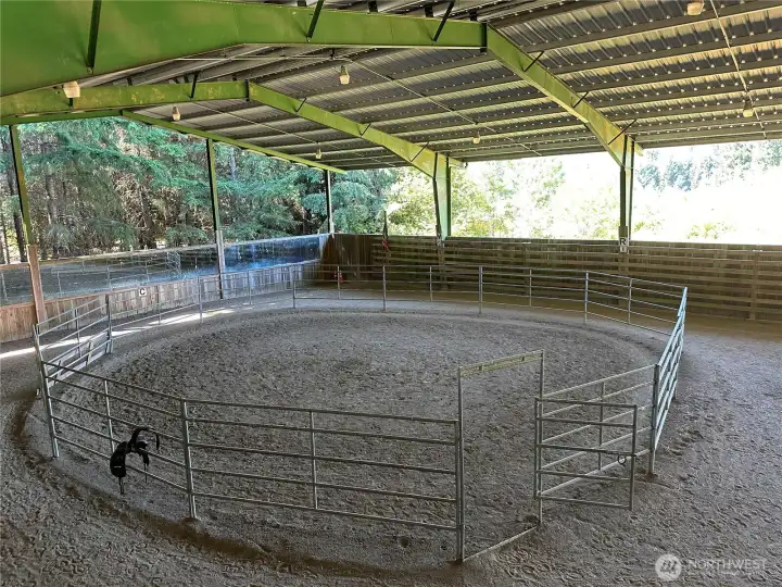 The view from the upper level