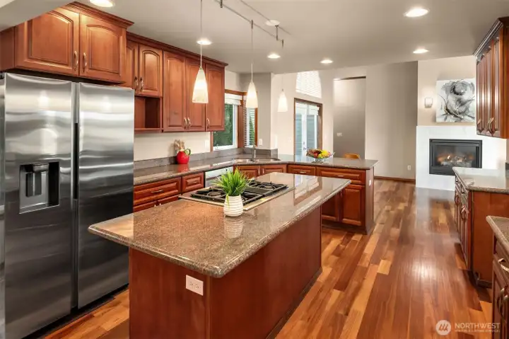 Gourmet Kitchen close up.