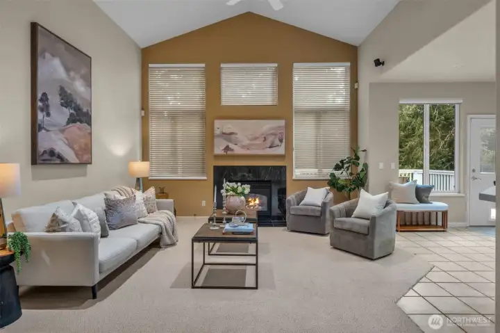 Open concept living room