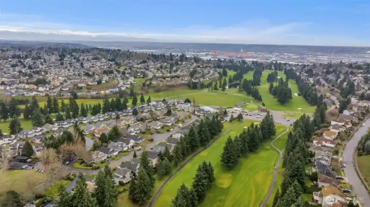 On the edge of Northshore's Golf Course