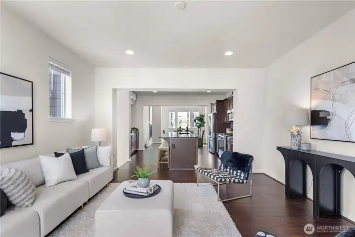 Wonderful flow for both entertaining everyday living.