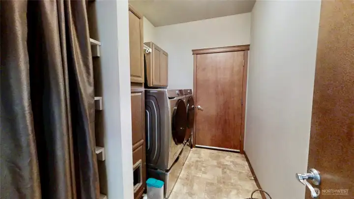 Main floor laundry utility room. Washer & dryer included!