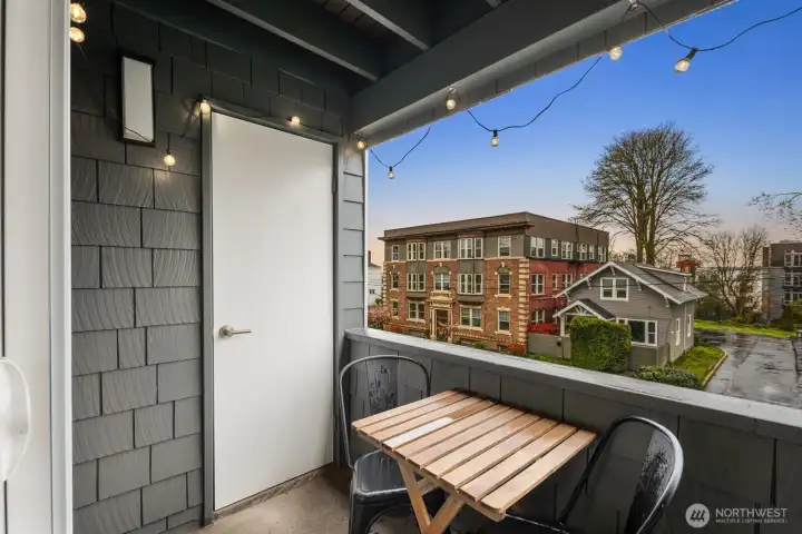 Deck storage room