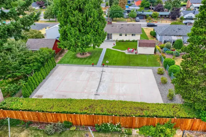Arial View of Sport Court