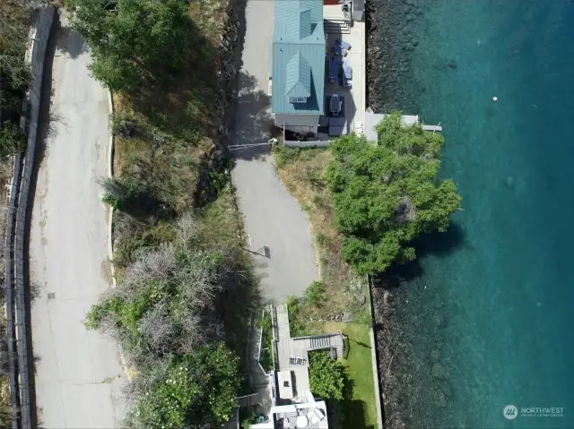 Aerial of Lot from above.