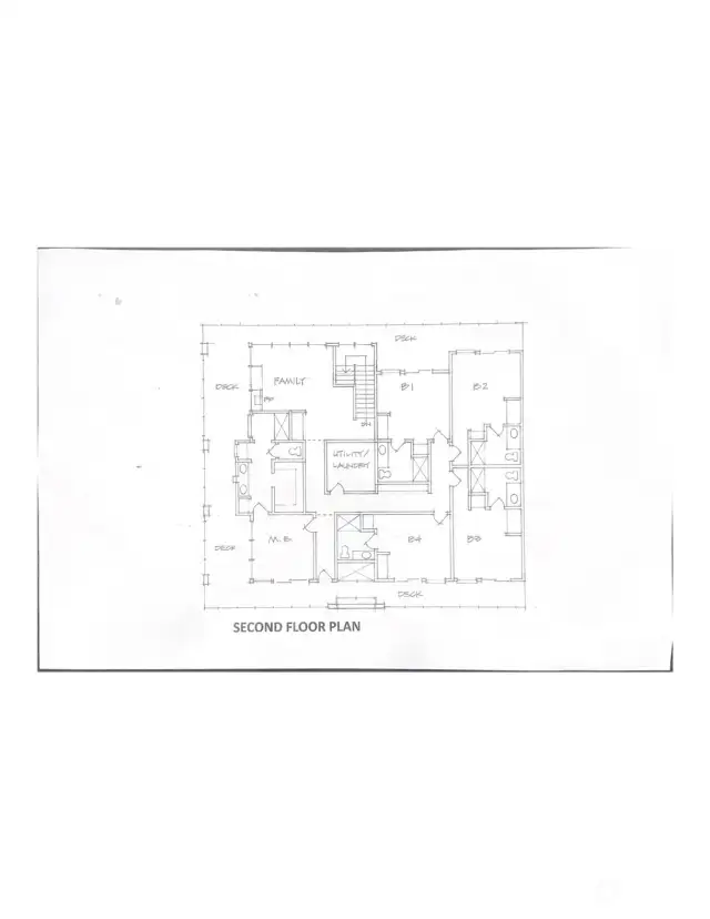 Second floor. Conceptual plans.