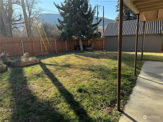 Backyard, Covered Carport