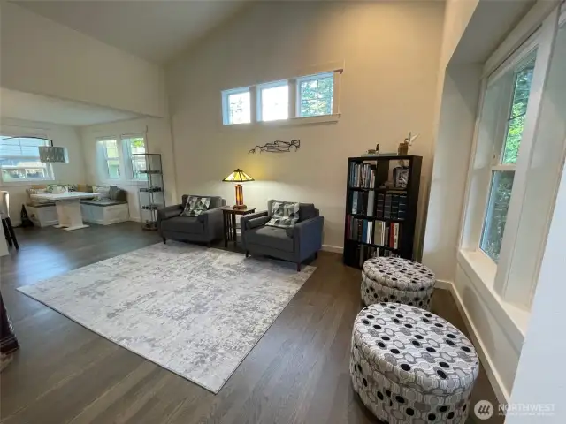 Sunny living room.