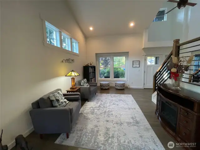 Sunny living room.