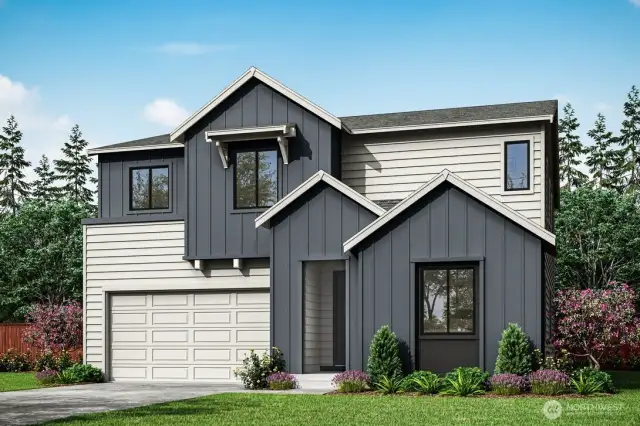 Exterior Rendering of Homesite 56.