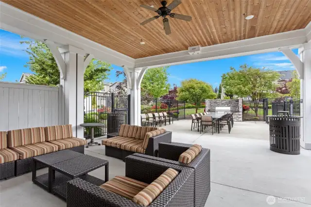 Community Outdoor Patio & BBQ Area
