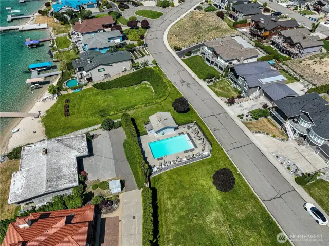 Aerial Pool /Beach